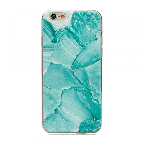 Wholesale iPhone 7 Marble Design Case (Green)